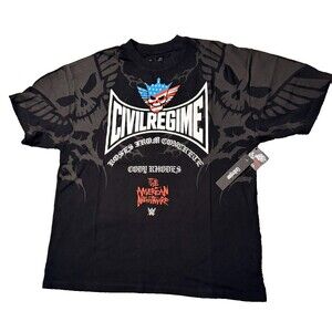 Civil Regime x WWE Cody Rhodes Oversized T-Shirt XL NWT "American Nightmare"